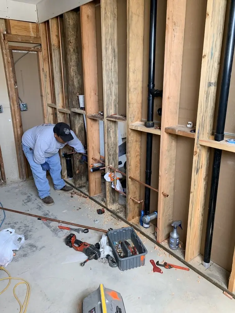 Commercial rough-in plumbing for Gas Line Repair in Penn Oak Manor